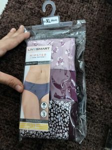 Live Smart Hipster Panties - Pack of 3