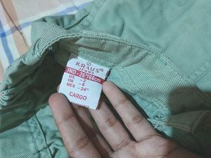 Green Cargo Pants(Kraus)