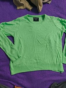 Green Knit Sweater
