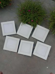 💡 18W Square White LED Panel Light – Set of 6