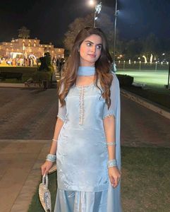 Aqua Blue Farsi Salwar Suit