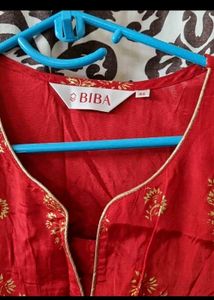 Gold Ethnic Printed XXXL Kurta From BIBA