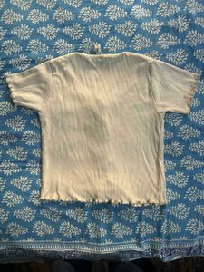 Cute Button-Up Crop Top