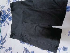 Black Pocket Biker Shorts