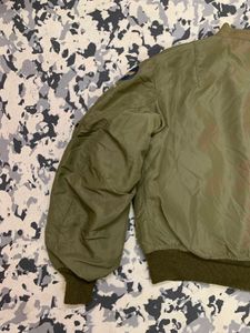 Olive Green Bomber Jacket