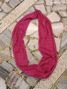 Pink Infinity Scarf