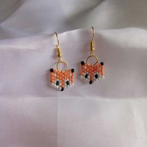 Beaded Fox Earrings🦊