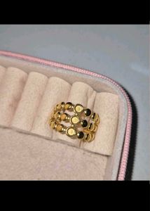 18k Anti tarnish ring