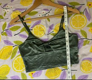 Cute Olive Green  Top