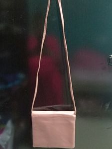 Peach Colour Sling Bag