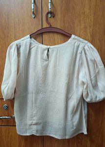 Shimmer Beige Top