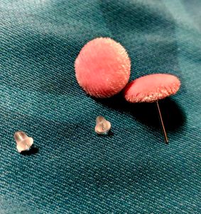 12 Colorful Velvet Earrings set