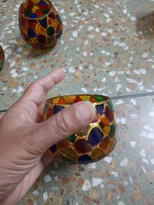 Glass Candle Holders