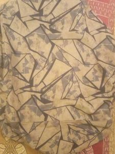 Abstract Print Button-Down Shirt New