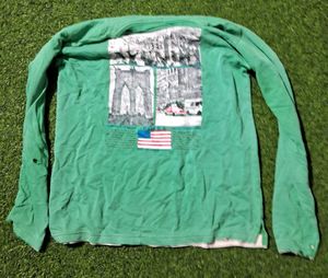 GREEN MEN T SHIRT