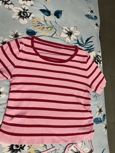 Striped Crop Top