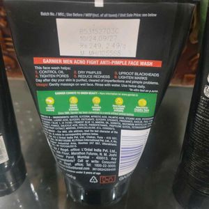 Buy Garnier Men Face Wash &amp; Get 3 He Facwash Free