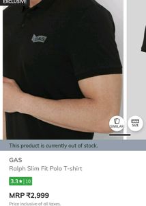 Gas Slim Fit Polo-Tshirt