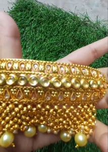 Gold Tone Indian Bridal Necklace