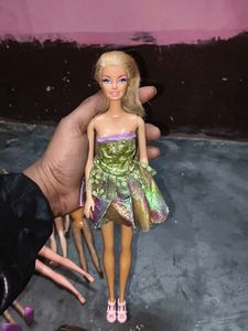 Barbie Doll in Green Dress