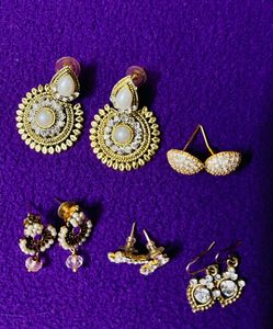 Combo Of 5 Earrings Set 2