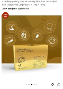 Aroma Magic Gold And silver Facial Kit combo