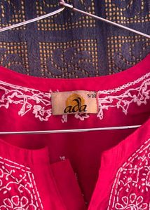 Short chikankari Kurta