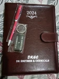 A New Diary Of 2024 With Keyring &Pen