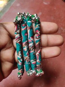 Crafted Printed Fabric Bangles