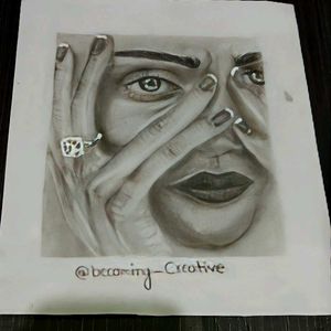 Handmade Original Art Drawing