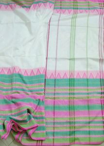 33)Begumpuri Saree (White 🤍 Multicolour)