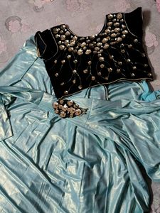 Ready To Wear Saree With Readymade Blouse