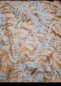 Beautiful Peach Color Ful Embrioded Pakistani Suit