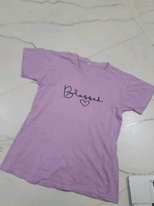 Blessed Graphic Tee - Lavender