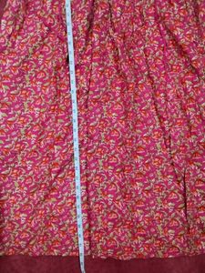 Elegant Pink Printed Kurta Dress (CP)