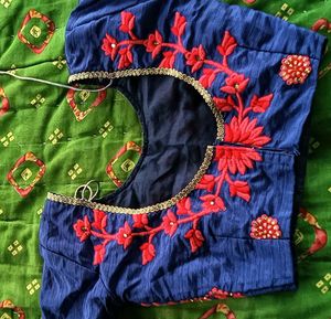 Embroidered Floral Skirt
