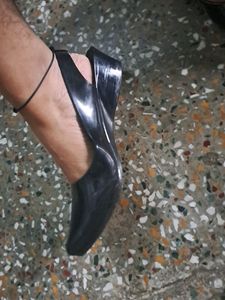 black sandal