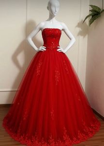 Red Tulle Ballgown