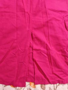 Pink Cargo Skirt