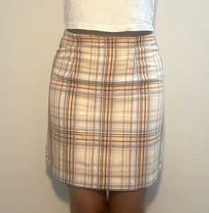 Plaid Mini Skirt