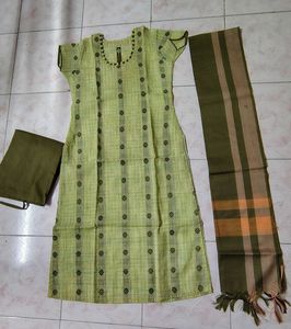 Green Kurta  Set