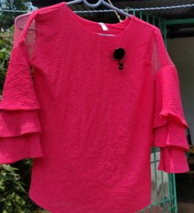 Ruffle Sleeve Top