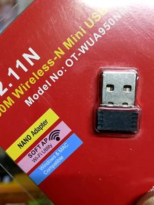BLACK CORD USB Wi-Fi Dongle: 2.4GHz