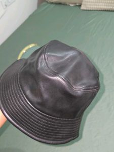 H&amp;M Faux Leather Bucket Hat