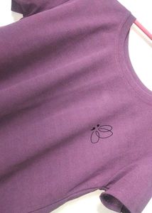 Purple Casual T-Shirt🌷