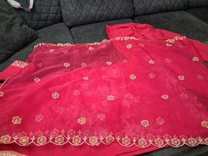 Elegant Pink Embroidered Kurta Set