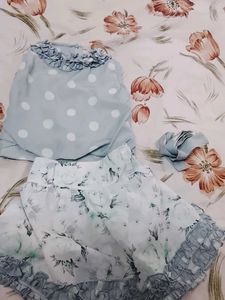 Baby Girl Frock With Belt
