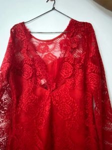 Red Lace Dress