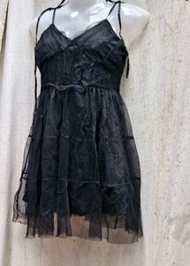 27277. Goth Mini Dress