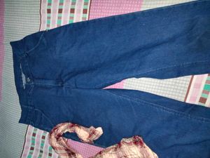 Checked Button-shirt And Pants